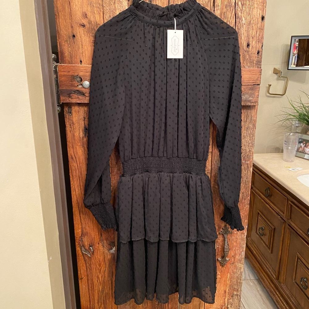 Mud Pie black dress. Never worn. Tags still on.
